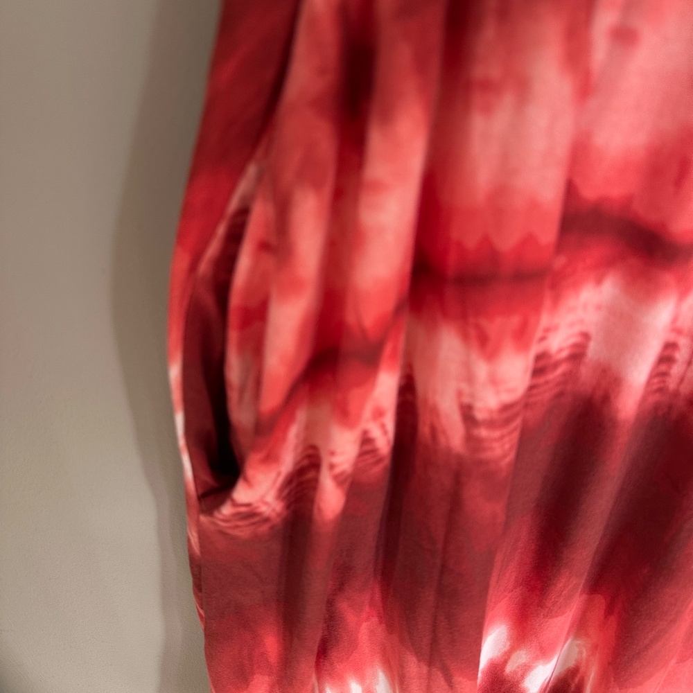 Honey and Lace Long Sleeve Dress Pockets Swing Size 2X Tie Dye Autumn - Picture 5 of 8